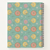 Big Bird | Good Vibes Floral Pattern Notizblock (Rückseite)