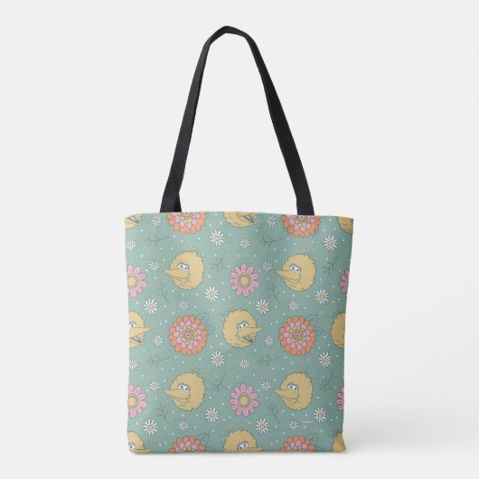 Big Bird | Good Vibes Floral Pattern Tasche (Rückseite)