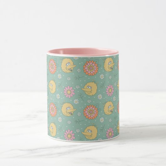 Big Bird | Good Vibes Floral Pattern Tasse (Zentrum)