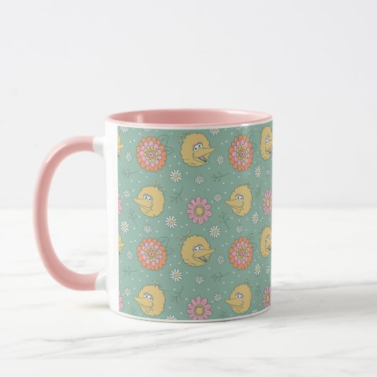 Big Bird | Good Vibes Floral Pattern Tasse (Links)