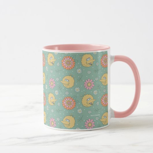 Big Bird | Good Vibes Floral Pattern Tasse (Rechts)