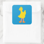 Big Bird Graphic Quadratischer Aufkleber (Tasche)