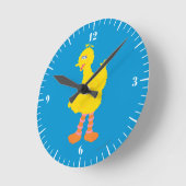 Big Bird Graphic Runde Wanduhr (Winkel)