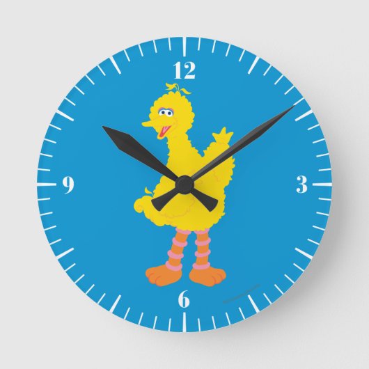 Big Bird Graphic Runde Wanduhr (Vorderseite)