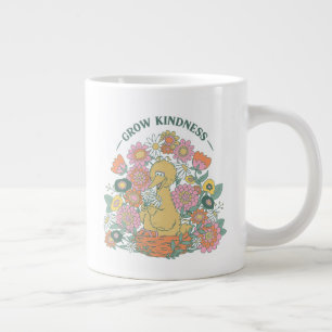 Big Bird Grow Kindness floral Graphic Jumbo-Tasse
