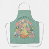 Big Bird | Grow Kindness floral Graphic Schürze (Vorderseite)