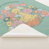 Big Bird | Grow Kindness floral Graphic Sherpadecke (3/4)