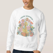 Big Bird | Grow Kindness floral Graphic Sweatshirt (Vorderseite)