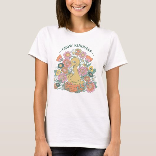 Big Bird | Grow Kindness floral Graphic T-Shirt (Vorderseite)