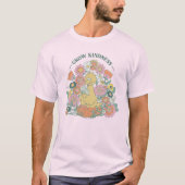 Big Bird | Grow Kindness floral Graphic T-Shirt (Vorderseite)
