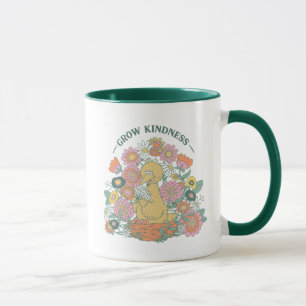 Big Bird Grow Kindness floral Graphic Tasse