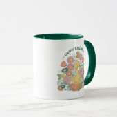 Big Bird | Grow Kindness floral Graphic Tasse (VorderseiteRechts)