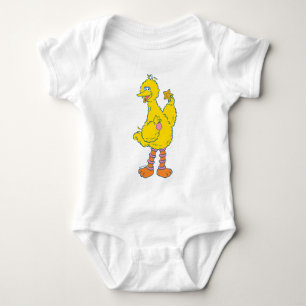 Big Bird hält Weihnachtsfeiertage ab Baby Strampler
