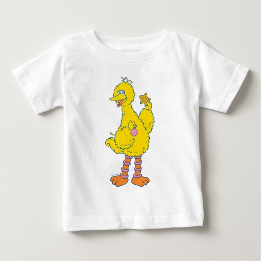 Big Bird hält Weihnachtsfeiertage ab Baby T-shirt (Vorderseite)