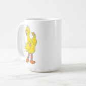 Big Bird hält Weihnachtsfeiertage ab Kaffeetasse (Vorderseite Links)