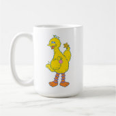 Big Bird hält Weihnachtsfeiertage ab Kaffeetasse (Links)