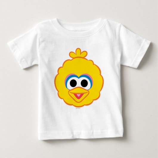 Big Bird lächeln Gesicht 2 Baby T-shirt (Vorderseite)