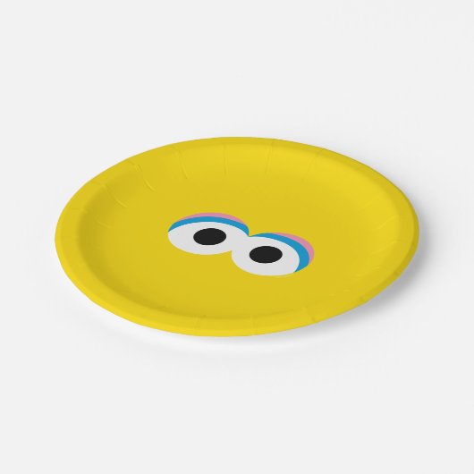Big Bird Pappteller (Schrägansicht)