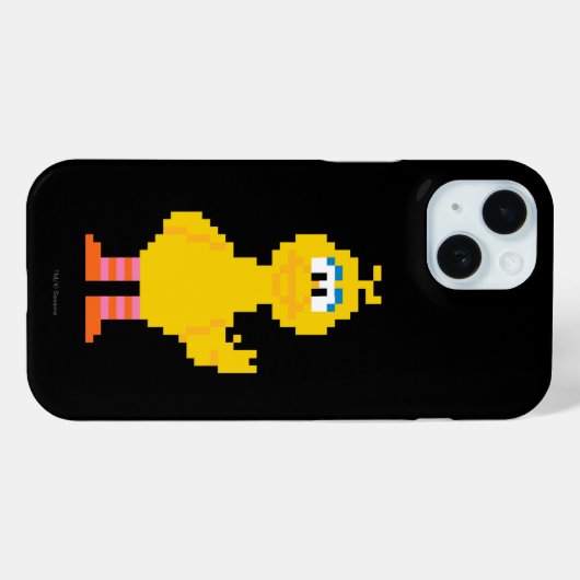 Big Bird Pixel Art Case-Mate iPhone Hülle (Rückseite (Horizontal))
