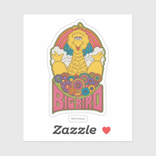 Big Bird | Psychedelisch Aufkleber (Blatt)