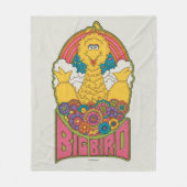 Big Bird | Psychedelisch Fleecedecke (Vorderseite)