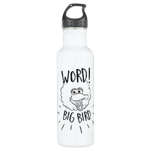 Big Bird Skate Logo - Word! Big Bird Edelstahlflasche