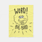 Big Bird Skate Logo - Word! Big Bird Fleecedecke (Vorderseite)