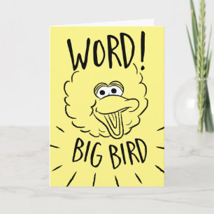 Big Bird Skate Logo - Word! Big Bird Karte