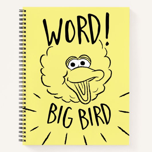 Big Bird Skate Logo - Word! Big Bird Notizblock (Vorderseite)