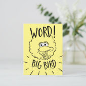 Big Bird Skate Logo - Word! Big Bird Postkarte (Stehend Vorderseite)