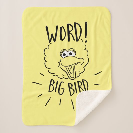 Big Bird Skate Logo - Word! Big Bird Sherpadecke (Vorderseite)