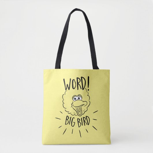 Big Bird Skate Logo - Word! Big Bird Tasche (Vorderseite)