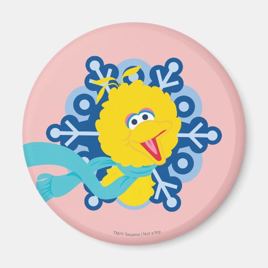 Big Bird Snowflake Magnet (Vorne)