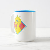 Big Bird | Tropisches Abzeichen Zweifarbige Tasse (Vorderseite Links)