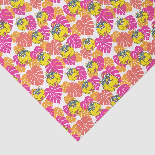 Big Bird | Tropisches Muster Seidenpapier (Ausschnitt)