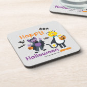 Big Bird und Count | Happy Halloween Getränkeuntersetzer (Linke Seite)