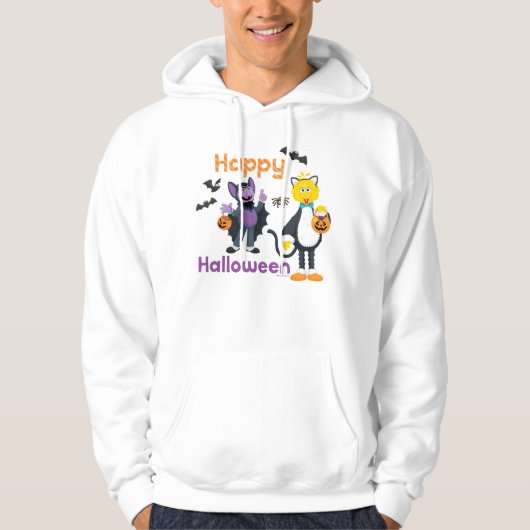 Big Bird und Count | Happy Halloween Hoodie (Vorderseite)
