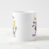 Big Bird und Count | Happy Halloween Jumbo-Tasse (Vorderseite)