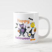 Big Bird und Count | Happy Halloween Jumbo-Tasse (Rechts)