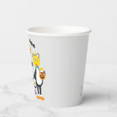 Big Bird und Count | Happy Halloween Pappbecher (Rückseite)