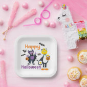 Big Bird und Count | Happy Halloween Pappteller (Party)