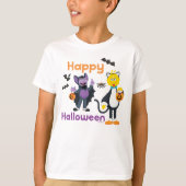 Big Bird und Count | Happy Halloween T-Shirt (Vorderseite)