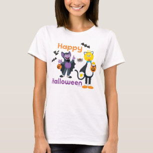 Big Bird und Count   Happy Halloween T-Shirt