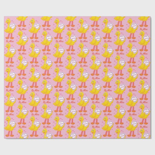 Big Bird Valentine Geschenkpapier (Flach)