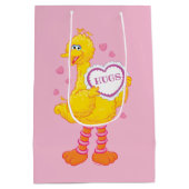Big Bird Valentine Mittlere Geschenktüte (Rückseite)