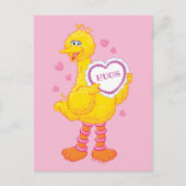 Big Bird Valentine Postkarte (Vorderseite)