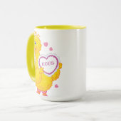 Big Bird Valentine Tasse (Vorderseite Links)