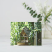 Big Birdhouse Postkarte (Stehend Vorderseite)