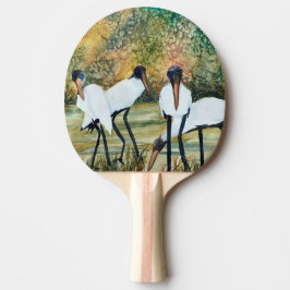 Big Birds Stork Art White Woodstorts Tischtennis Schläger