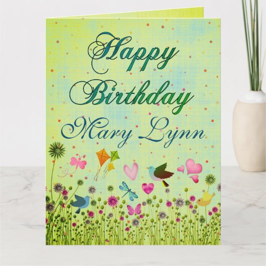 Big Birthday Card Karte (Vorderseite)